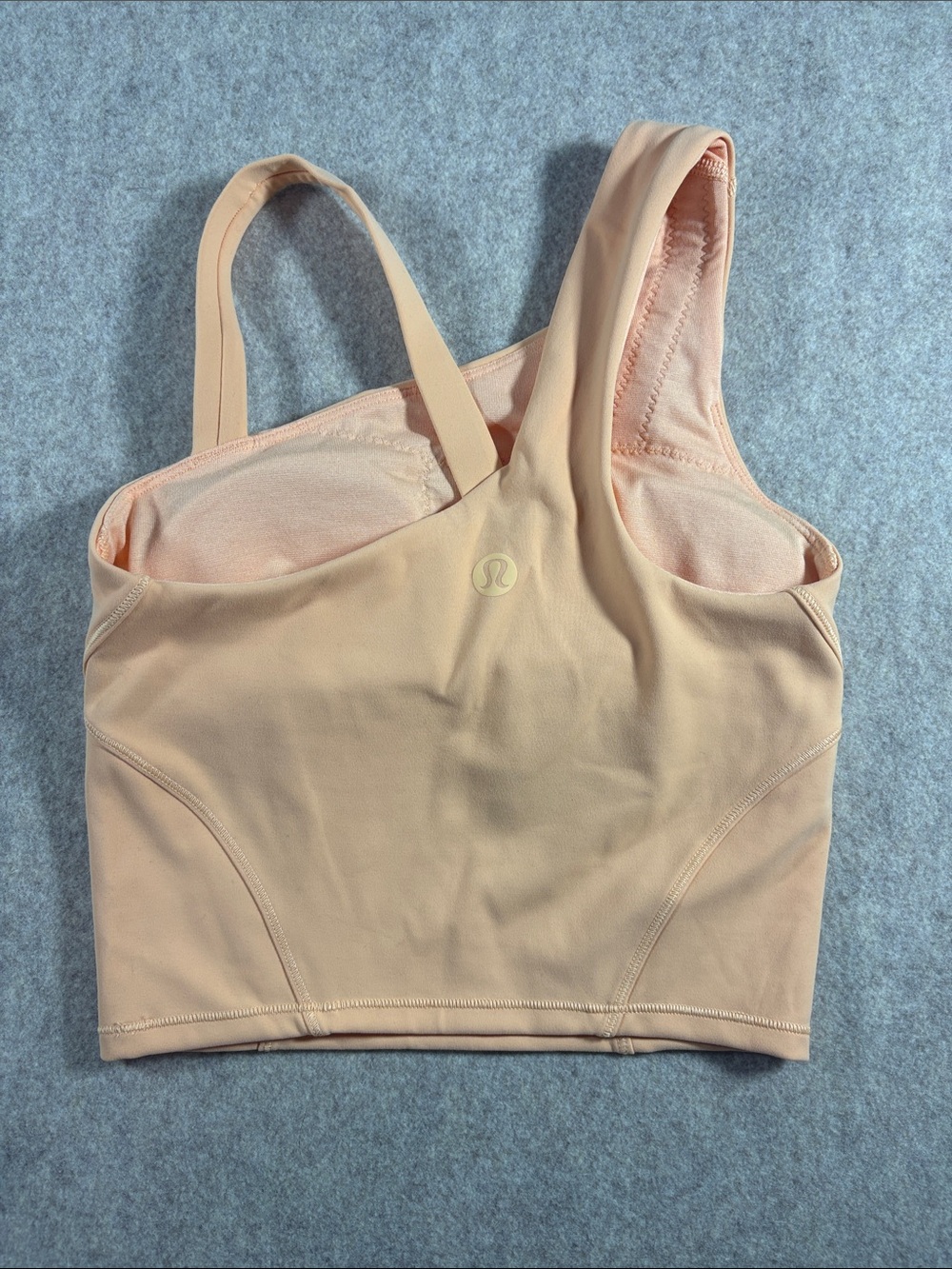 Lululemon Women’s Everlux Asymmetrical Tennis Tank Top Summer Glow Size 0 EUC - Picture 4 of 4